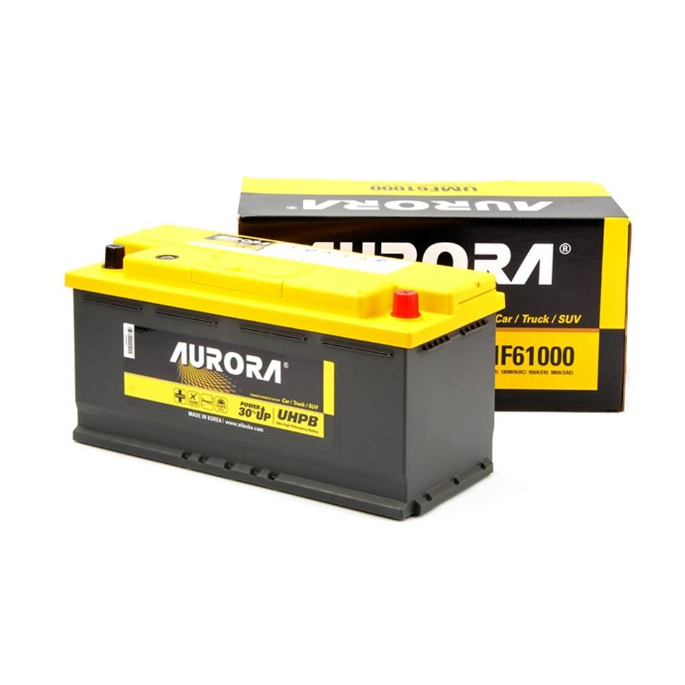 Аккумулятор Aurora AURORA DIN ULTRA UMF-61000 L6 (L) 110 а/ч, 1000 А